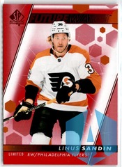 2022-23 SP Authentic Limited Red Future Watch #186 Linus Sandin Philadelphia